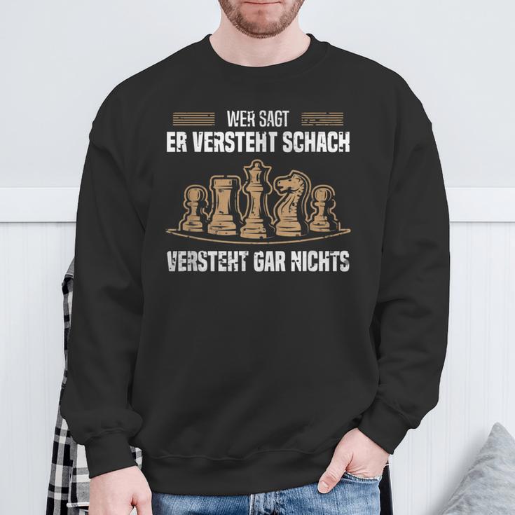 Denksport Chess Sport Für Schachspiele Sweatshirt Geschenke für alte Männer