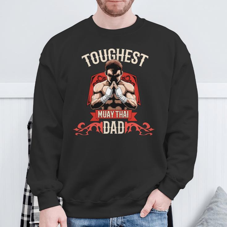 Der Härteste Muay Thai Papa Thaiboxen Sweatshirt Geschenke für alte Männer