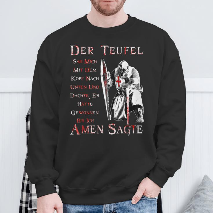 Der Teufel Hat Mich Sehen S Sweatshirt Geschenke für alte Männer