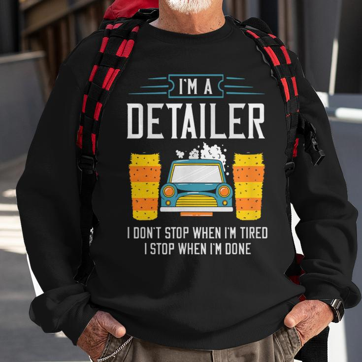 Detailer Car Detailing Car Wash Car For Sweatshirt Gifts for Old Men