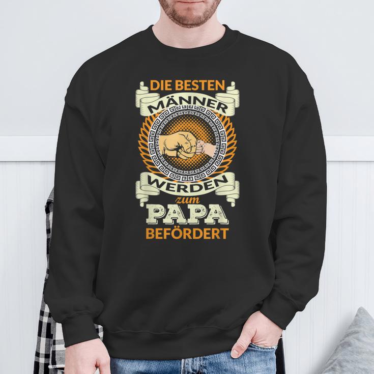 Die Besten Männer Werden Zum Papa Befodered Sweatshirt Geschenke für alte Männer