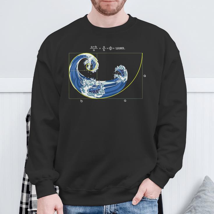 Die Große Fibonacci-Welle S Sweatshirt Geschenke für alte Männer