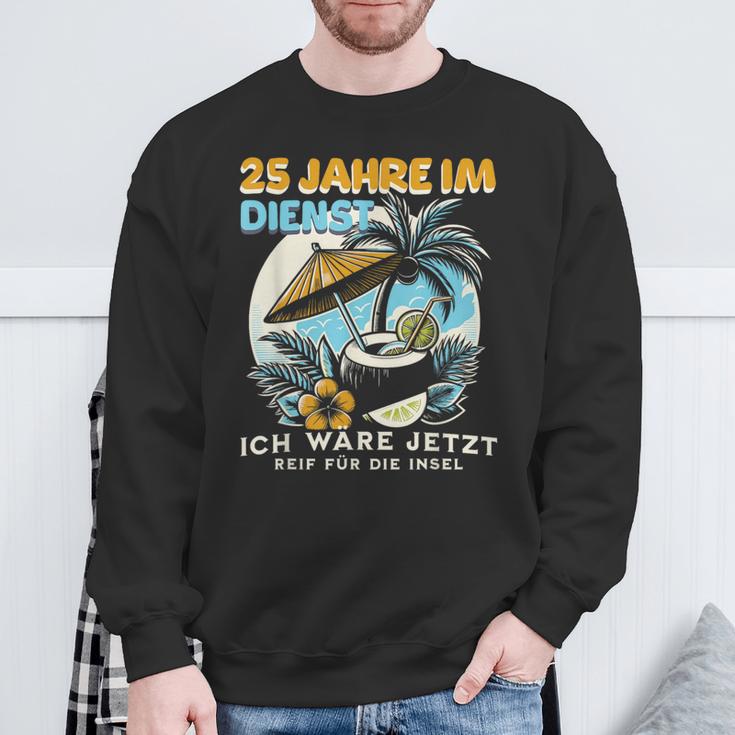 Dienstjubiläum & Firmenjubiläum 25 Jähriges Jubiläum Firma Sweatshirt Geschenke für alte Männer