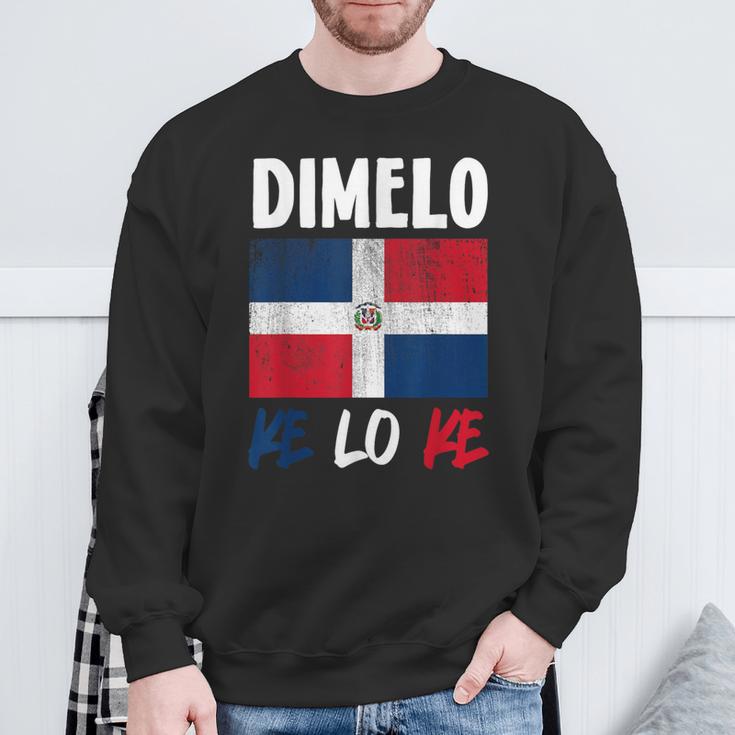 Dimelo Ke Lo Ke Dominican Republic Flag Sweatshirt Gifts for Old Men