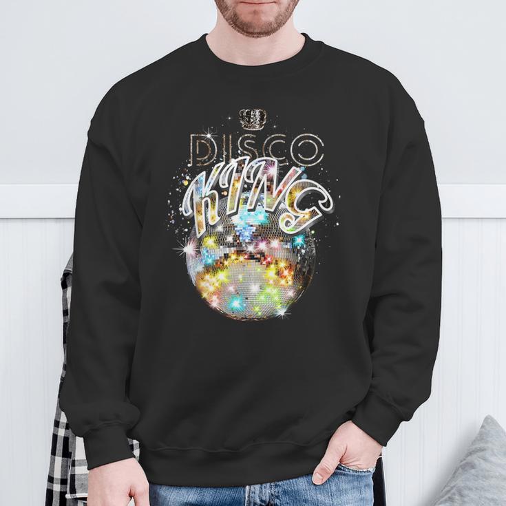 Disco Ball Disco King 70S Retro Vintage Dancing Sweatshirt Geschenke für alte Männer