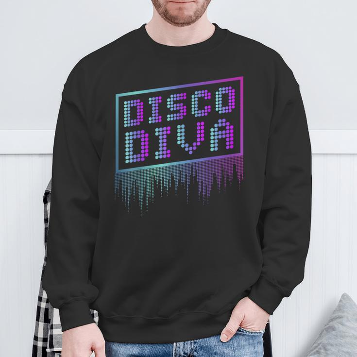 Disco Diva Retro 70S Vintage 80S Sweatshirt Gifts for Old Men