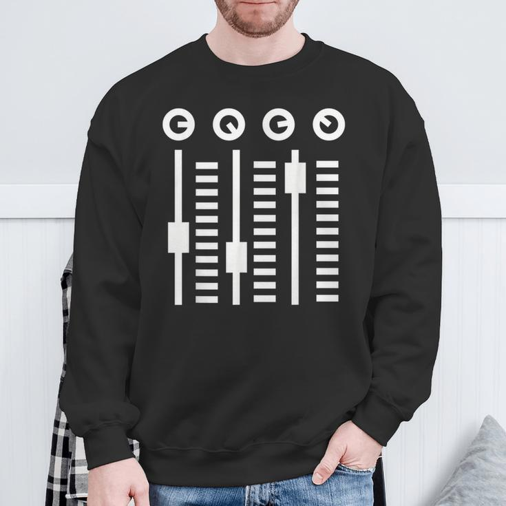 Dj Mixing Console Sweatshirt Gifts for Old Men