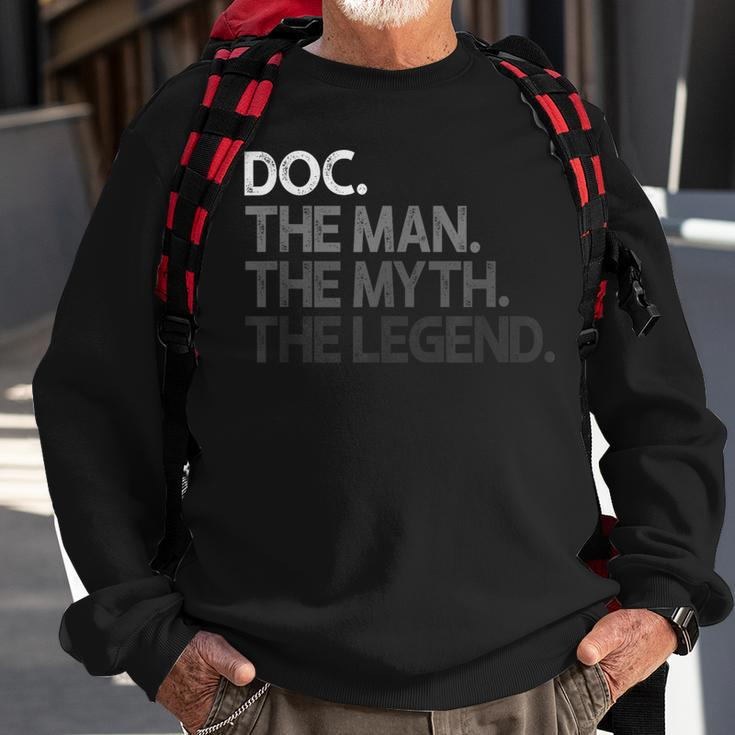 Doc Doctor The Man Myth Legend Sweatshirt Gifts for Old Men
