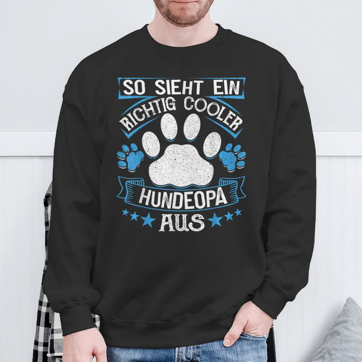Dog Grandpa Grandpa S Sweatshirt Geschenke für alte Männer