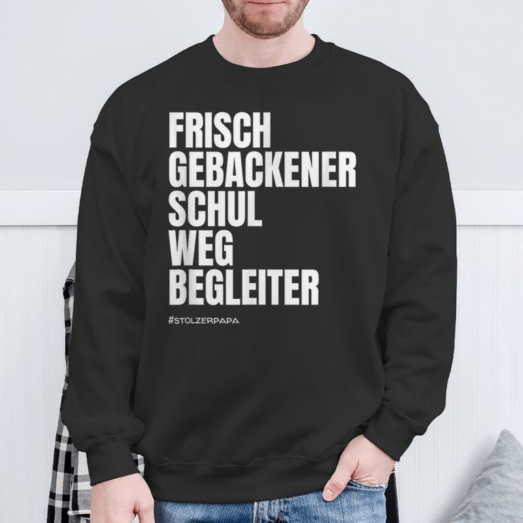 I Dötzchen Papa Begleitung Einschulung Sweatshirt Geschenke für alte Männer