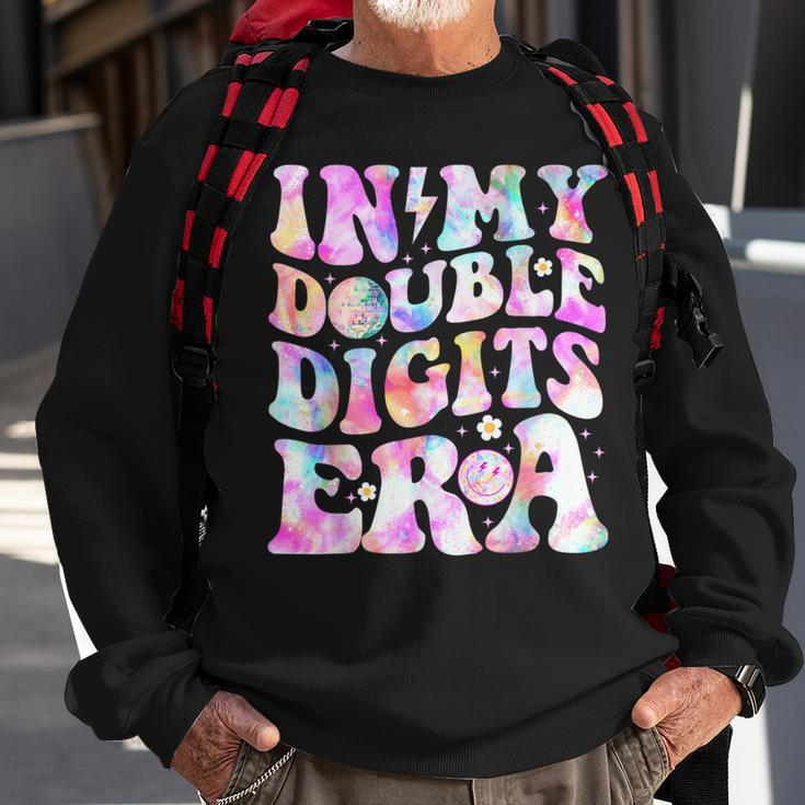 In My Double Digits Era 10Ten Years Old 10Th B-Day Girls Sweatshirt Gifts for Old Men