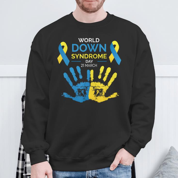 Down Syndrome Awareness Great World Down Syndrome Day 2024 Sweatshirt Gifts for Old Men