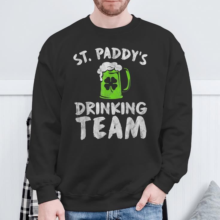 Drinking Team Beer Irish Drink Lucky St Patrick's Day Sweatshirt Gifts for Old Men