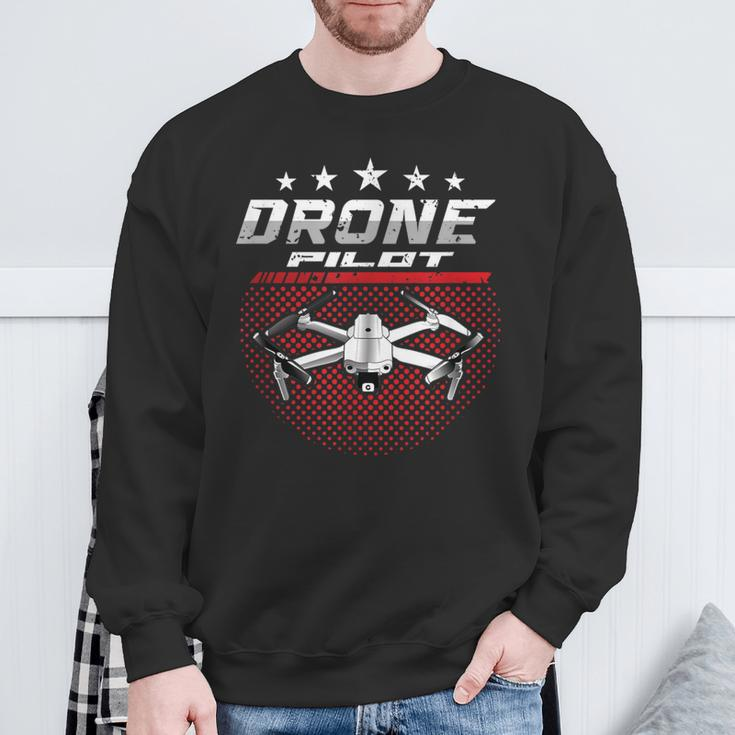Drone Pilot Quadcopter Whoop Copter Pilot Drone Sweatshirt Geschenke für alte Männer