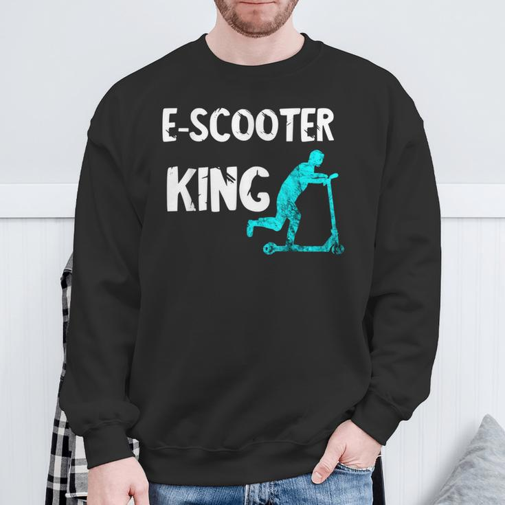 E-Scooter King Electric Scooter King Escooter Driver Sweatshirt Geschenke für alte Männer