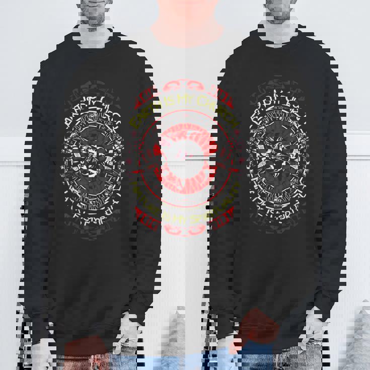 Earth Is My Church Nature Is My Spirituality Earth's Day Sweatshirt Gifts for Old Men