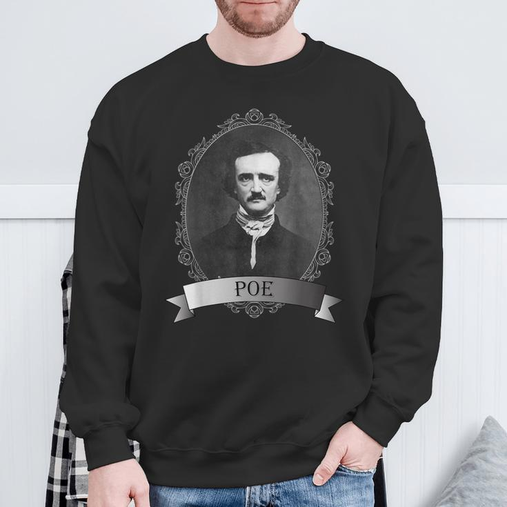 Edgar Allan Poe Portrait Sweatshirt Geschenke für alte Männer