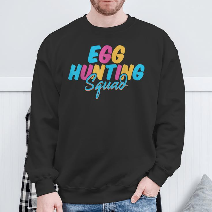 Egg Hunting Squad Easter Egg Hunt Sweatshirt Gifts for Old Men