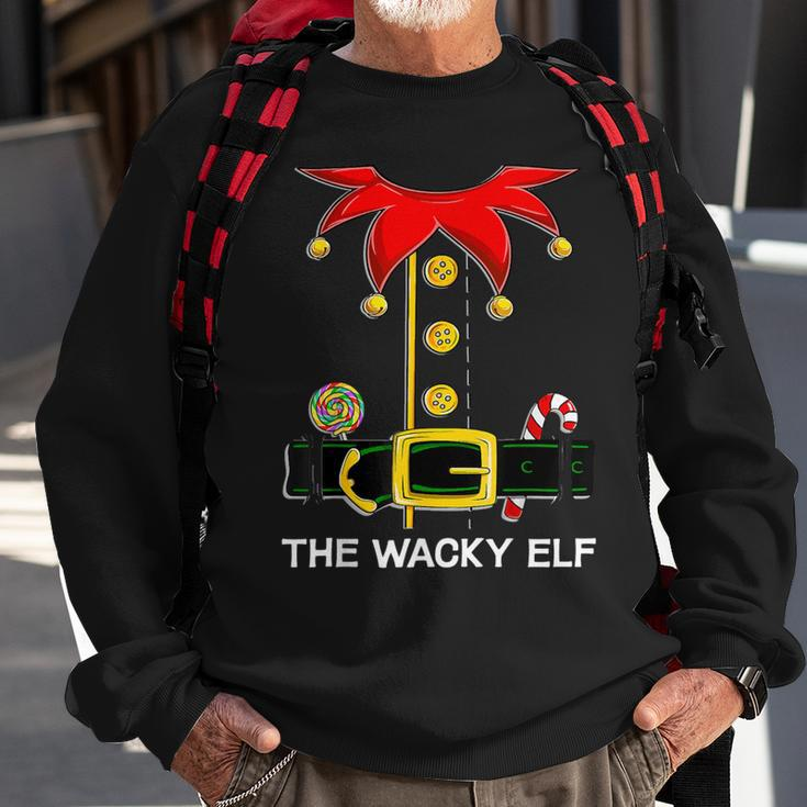 Elf Group Family Matching The Wacky Elf Christmas Sweatshirt Gifts for Old Men