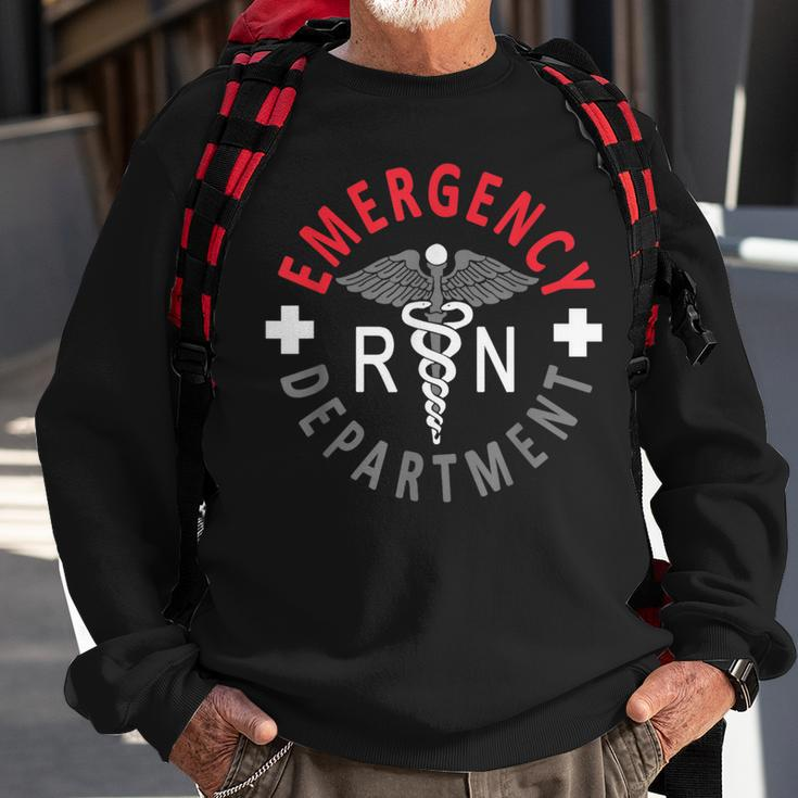 Emergency Department Emergency Room Nursing Registered Nurse Sweatshirt Gifts for Old Men