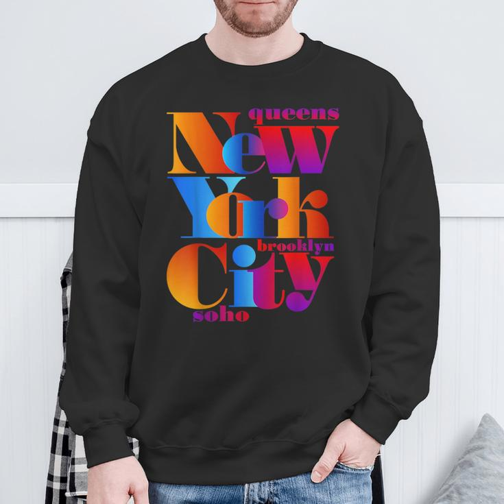 Enjoy Wear New York City Fashion Graphic New York City Sweatshirt Gifts for Old Men