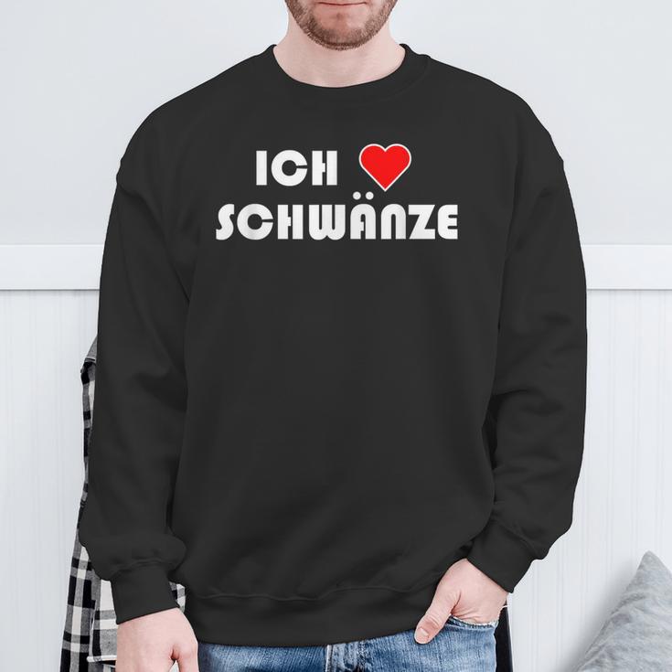 Erotic Ich Schwanze I Love Cocks Sweatshirt Geschenke für alte Männer