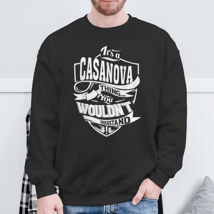 Es Ist Eine Casanova-Sache Sweatshirt Geschenke für alte Männer