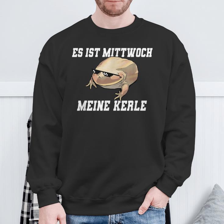 Es Ist Wednesch Meine Kerle Dank Frog Edition Sweatshirt Geschenke für alte Männer