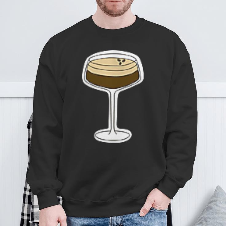 Espresso Martini Logo Sweatshirt Geschenke für alte Männer