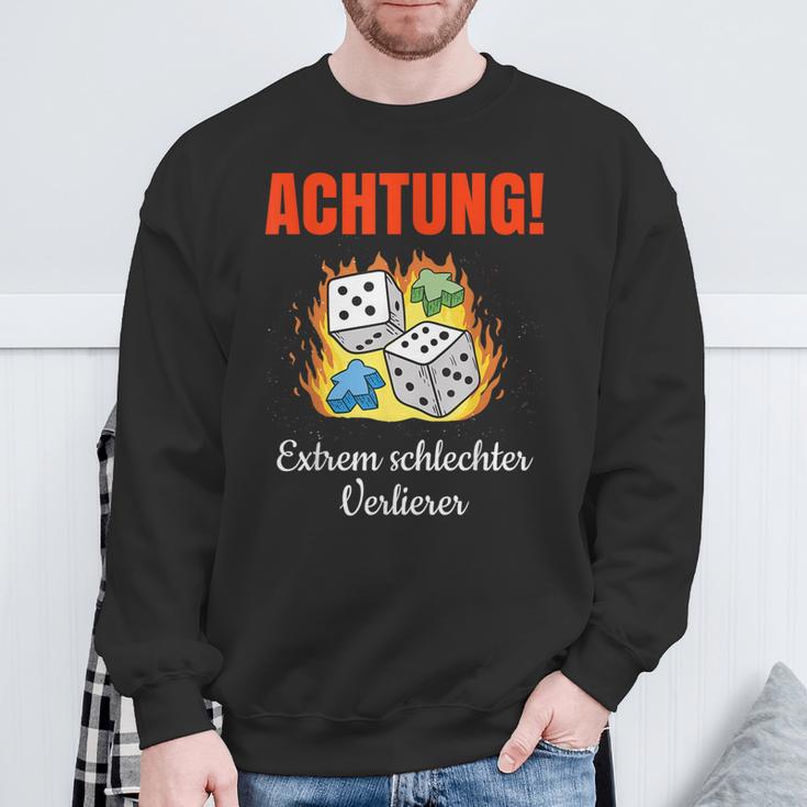 Extrem Schlechter Verlierer As A Board Game S Sweatshirt Geschenke für alte Männer