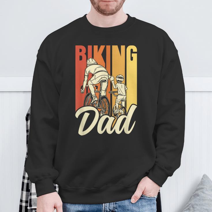 Fahrradfahrenderater Radfahren Radfahrer Fahrrad Papa Papi Sweatshirt Geschenke für alte Männer