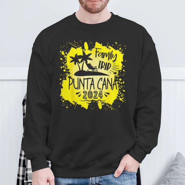 Family Trip Punta Cana 2024 Vacation Trip 2024 Matching Sweatshirt Gifts for Old Men