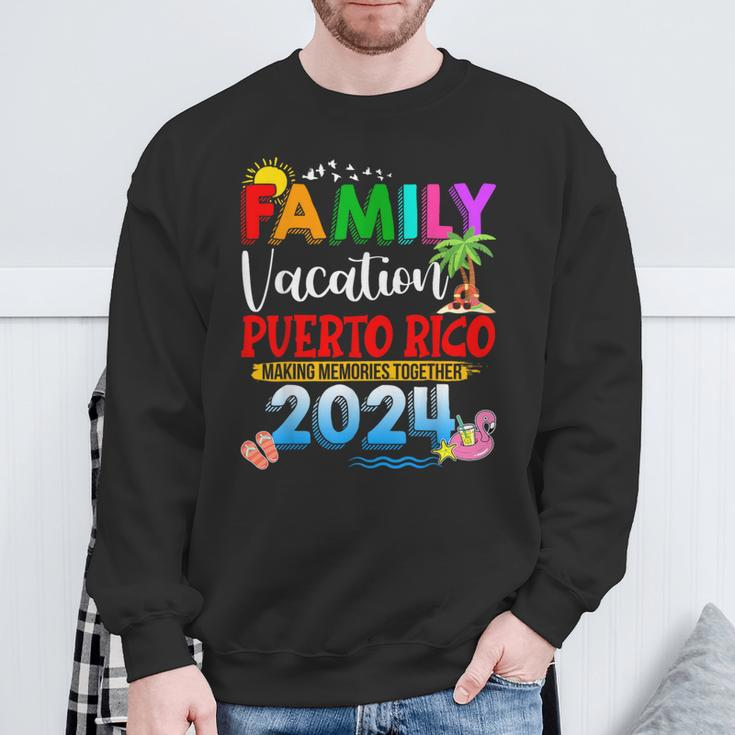 Family Vacation Puerto Rico 2024 Making Memories Together Sweatshirt Gifts for Old Men