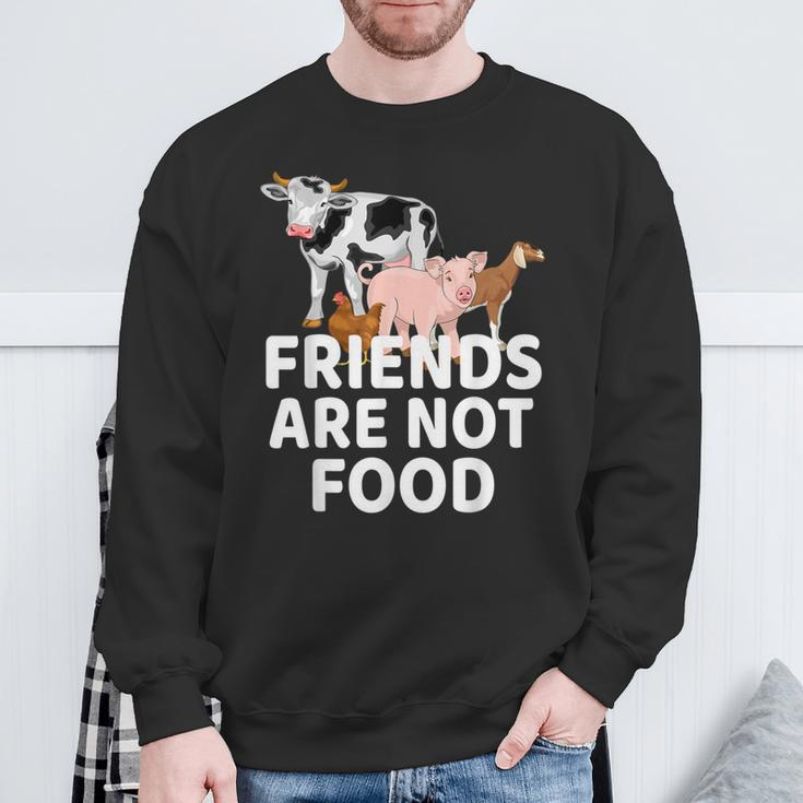 Farm Animal Friends Are Not Food Sweatshirt Gifts for Old Men