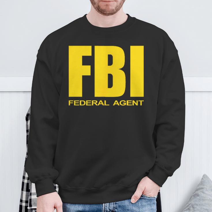 Fbi Federal Bureau Of Investigation Chest Logo Agent Sweatshirt Geschenke für alte Männer