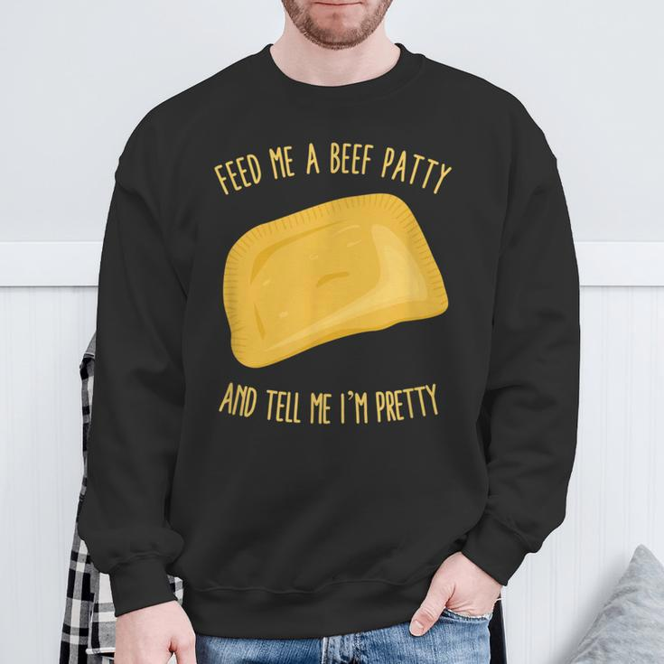 Feed Me A Beef Patty And Tell Me I'm Pretty Sweatshirt Gifts for Old Men