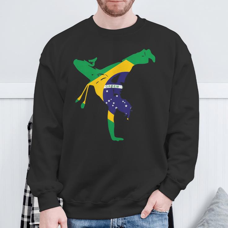 Flag Brazil Capoeira S Sweatshirt Geschenke für alte Männer