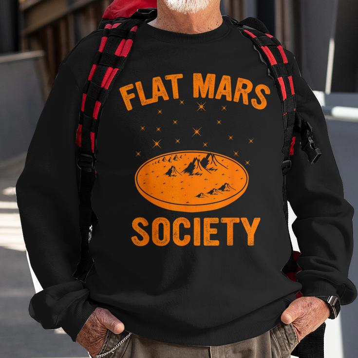 Flat Mars Society Surviving Mars Space Exploration Sweatshirt Gifts for Old Men