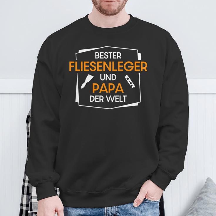 Fliesenleger Geschenk Idee Fliesenater Papa Beruf Sweatshirt Geschenke für alte Männer