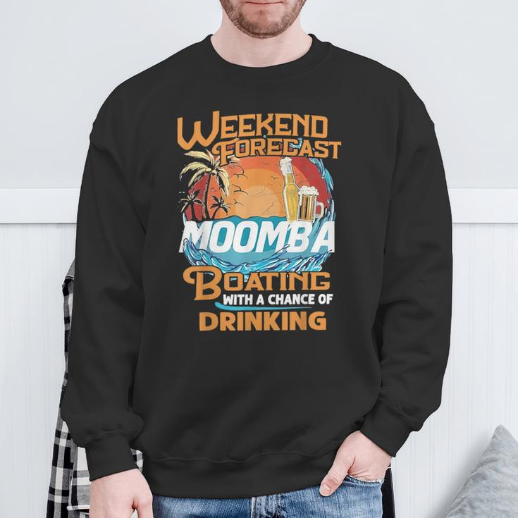 Weekend Forecast Century Boats Boating With A Chance Sweatshirt Gifts for Old Men