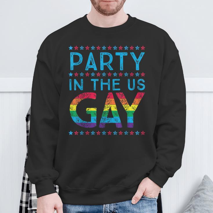 Fourth Of July Party In The Us Gay Sweatshirt Gifts for Old Men