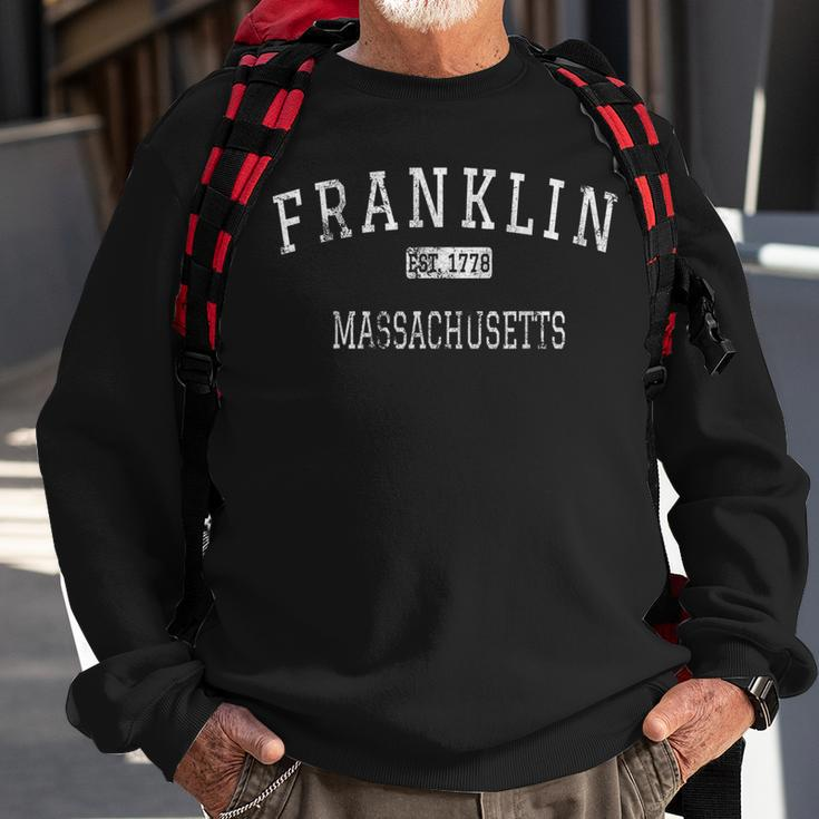 Franklin Massachusetts Ma Vintage Sweatshirt Gifts for Old Men