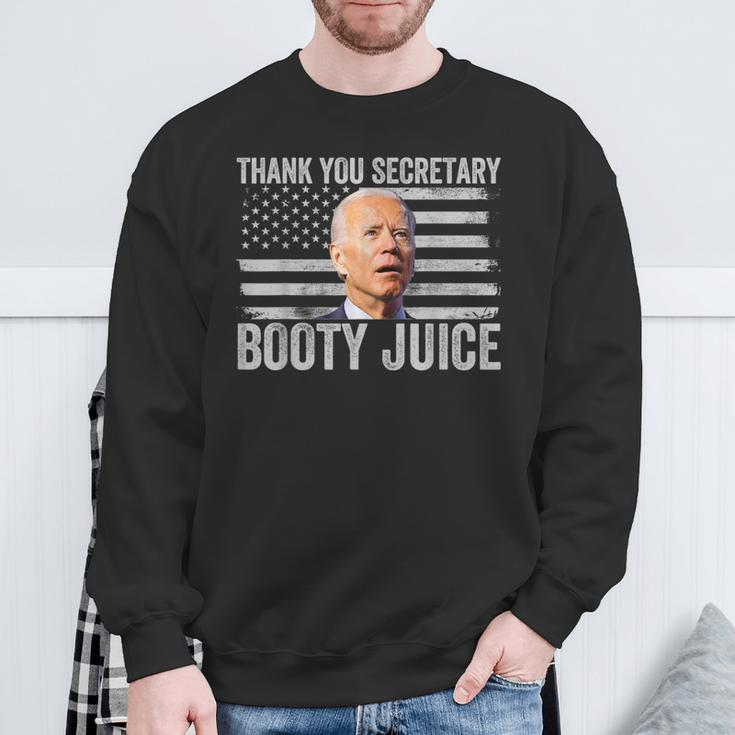 Anti-Biden Thank You Secretary Booty Juice Sweatshirt Gifts for Old Men