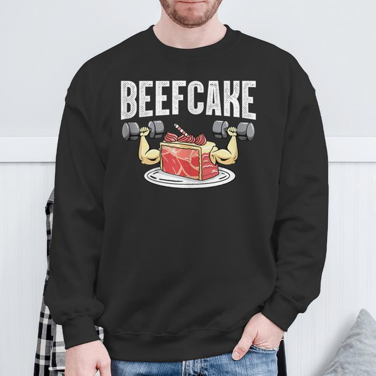 Beefcake Gym Workout Apparel Fitness Workout Sweatshirt Gifts for Old Men
