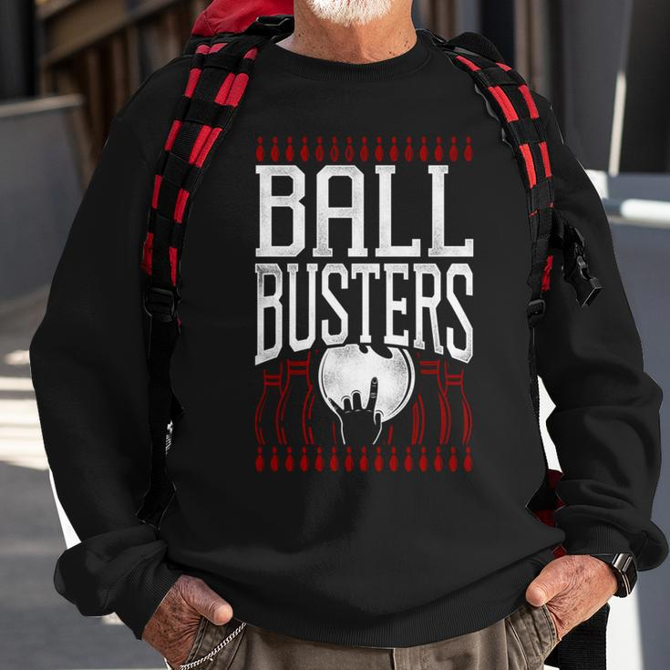 Bowling Ball Busters Sweatshirt Gifts for Old Men