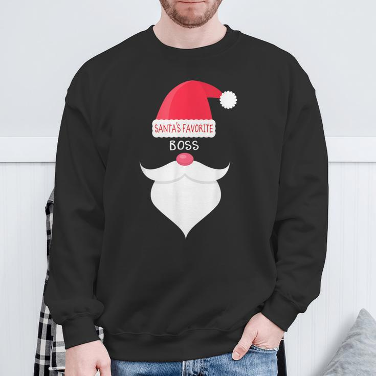 Christmas For Boss Santa's Favorite Sweatshirt Gifts for Old Men