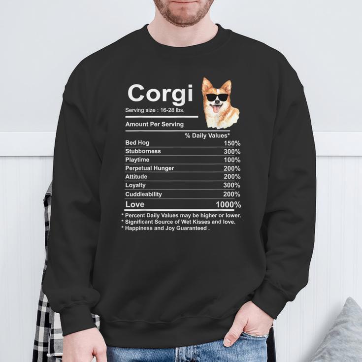 Corgi Facts Nutrition Cardigan Pembroke Corgi Mom Sweatshirt Gifts for Old Men