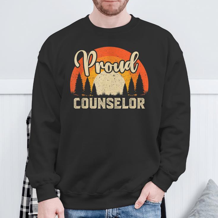 Counselor Superhero Vintage For Dad Sweatshirt Gifts for Old Men