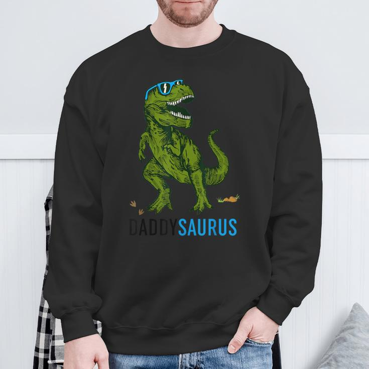 Daddy Dinosaur Daddysaurus Fathers Day Sweatshirt Gifts for Old Men