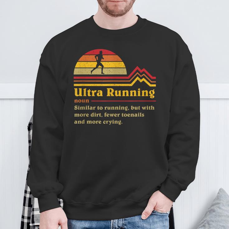 Definition Ultrarunning Ultra Trail Runner Sweatshirt Gifts for Old Men